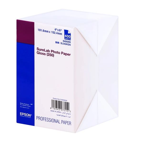 Epson SureLab Photo Paper Glossy 10x15 S400209 Conf. 400 Fogli Epson SureLab Photo Paper Glossy 10x15 S400209 Conf. 400 Fogli